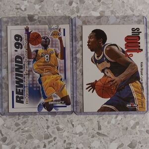 Kobe Bryant Cards Skybox Nba Hoops 98-2000. (2 Card Set)